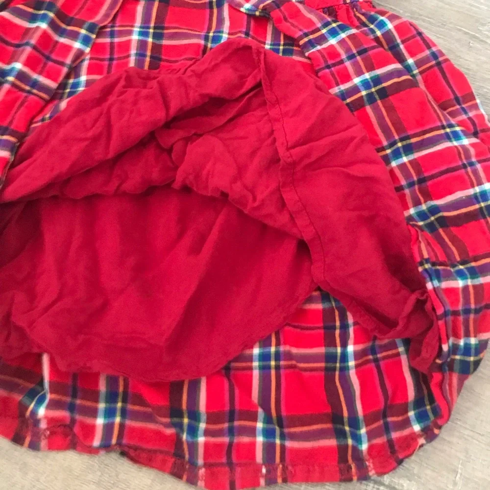 Gymboree Plaid Holiday Party Toddler Dress • Fully Lined